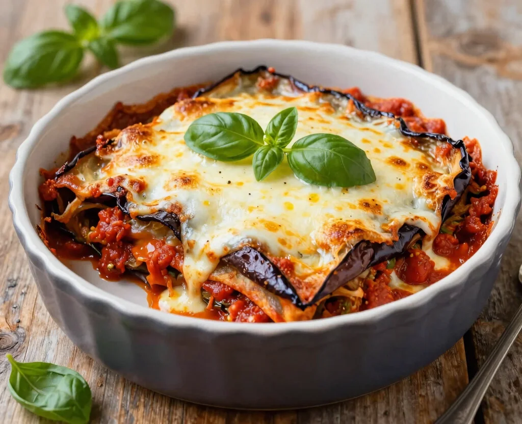 15 Diet Food Recipes for Losing Weight – Vegetarian, Slimming & Satisfying - 13. Eggplant Parmesan Bake 1