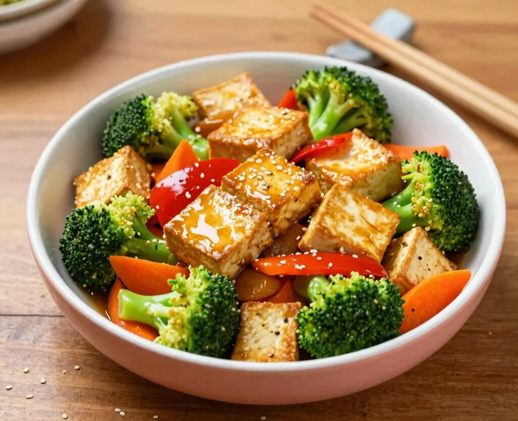 15 Diet Food Recipes for Losing Weight – Vegetarian, Slimming & Satisfying - 2. Vegetable Stir-Fry with Tofu 1