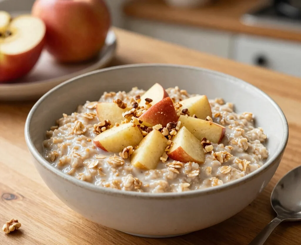 15 Gluten Free Vegetarian Recipes – Safe & Tasty - 15. Apple Cinnamon Oatmeal 1