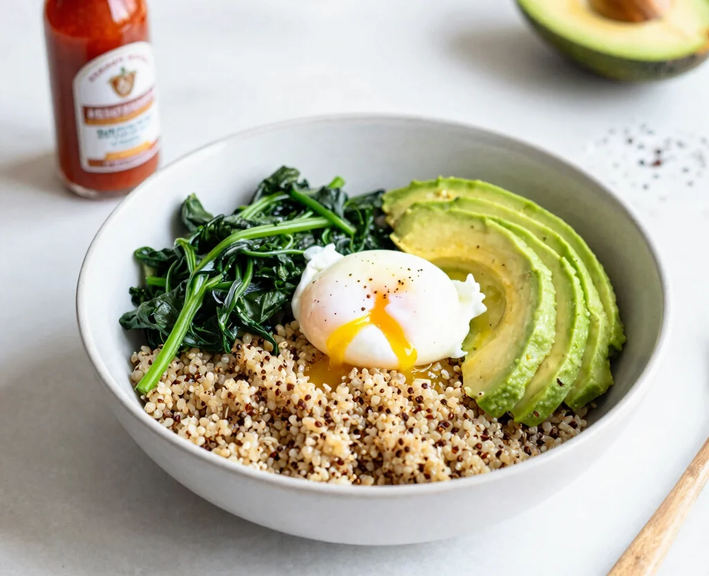 15 Gluten Free Vegetarian Recipes – Safe & Tasty - 9. Savory Quinoa Breakfast Bowl 1