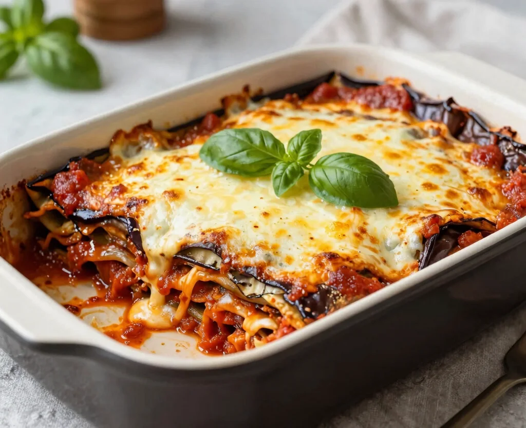 15 Healthy Dinner Recipes Vegetarian Low Carb – Light & Satisfying - 6. Eggplant Parmesan 1