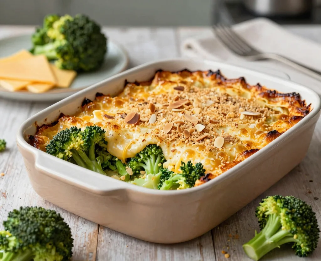15 Healthy Dinner Recipes Vegetarian Low Carb – Light & Satisfying - 7. Broccoli and Cheese Casserole 1