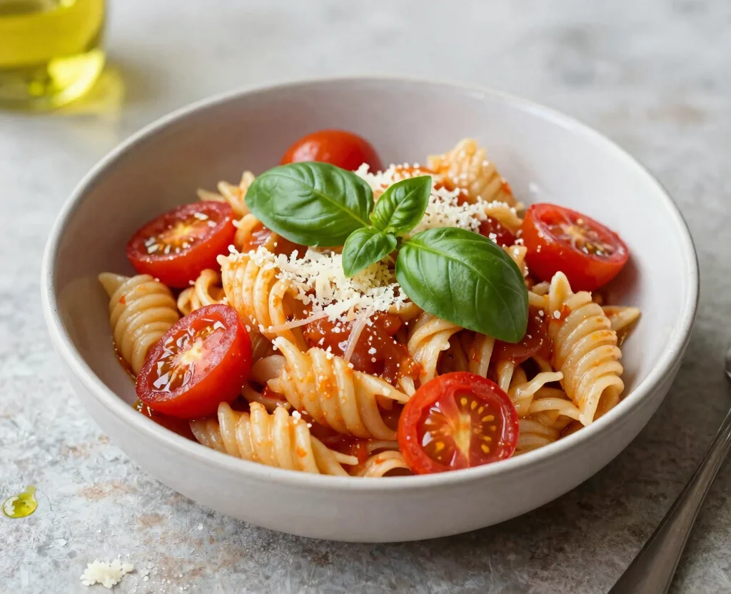 15 Simple Vegetarian Recipes – Minimal Ingredients, Maximum Flavor - 6. Simple Tomato Basil Pasta 1