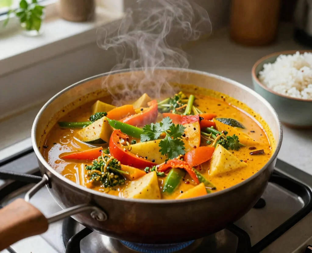15 Simple Vegetarian Recipes – Minimal Ingredients, Maximum Flavor - 8. One-Pot Vegetable Curry 1