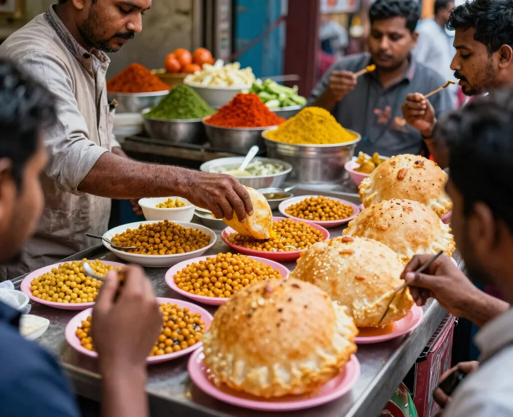 15 Veg Recipes of India: Vegetarian Indian Dishes – Traditional Flavors - 4. Chole Bhature 1