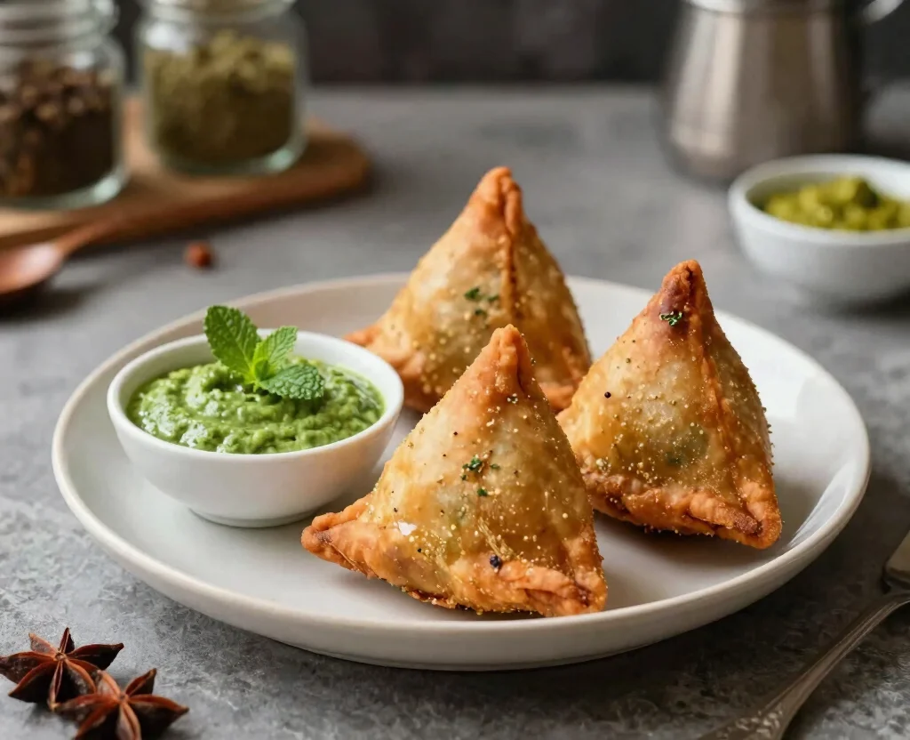 15 Veg Recipes of India: Vegetarian Indian Dishes – Traditional Flavors - 8. Vegetable Samosas 1