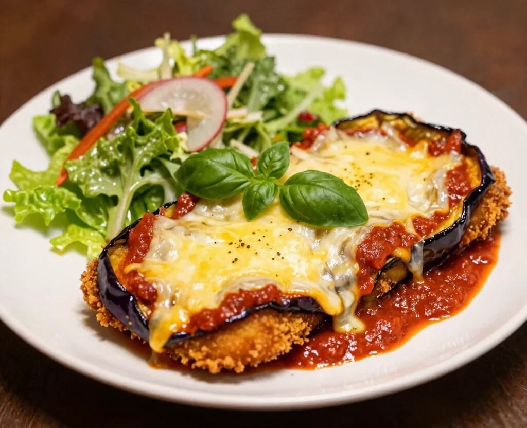 15 Vegetarian Air Fryer Recipes – Crispy & Healthy - 14. Air Fryer Eggplant Parmesan 1