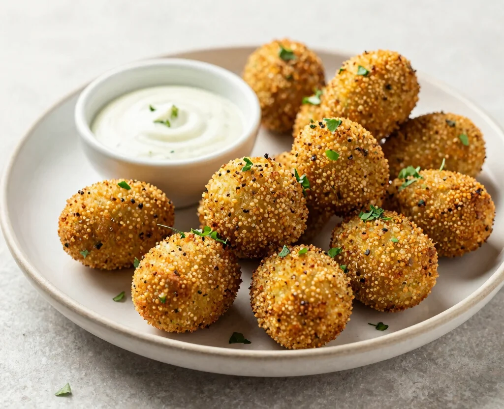 15 Vegetarian Air Fryer Recipes – Crispy & Healthy - 15. Air Fryer Quinoa Croquettes 1