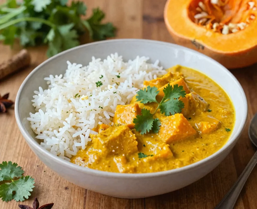 15 Vegetarian Butternut Squash Recipes – Seasonal & Comforting - 5. Butternut Squash Curry 1