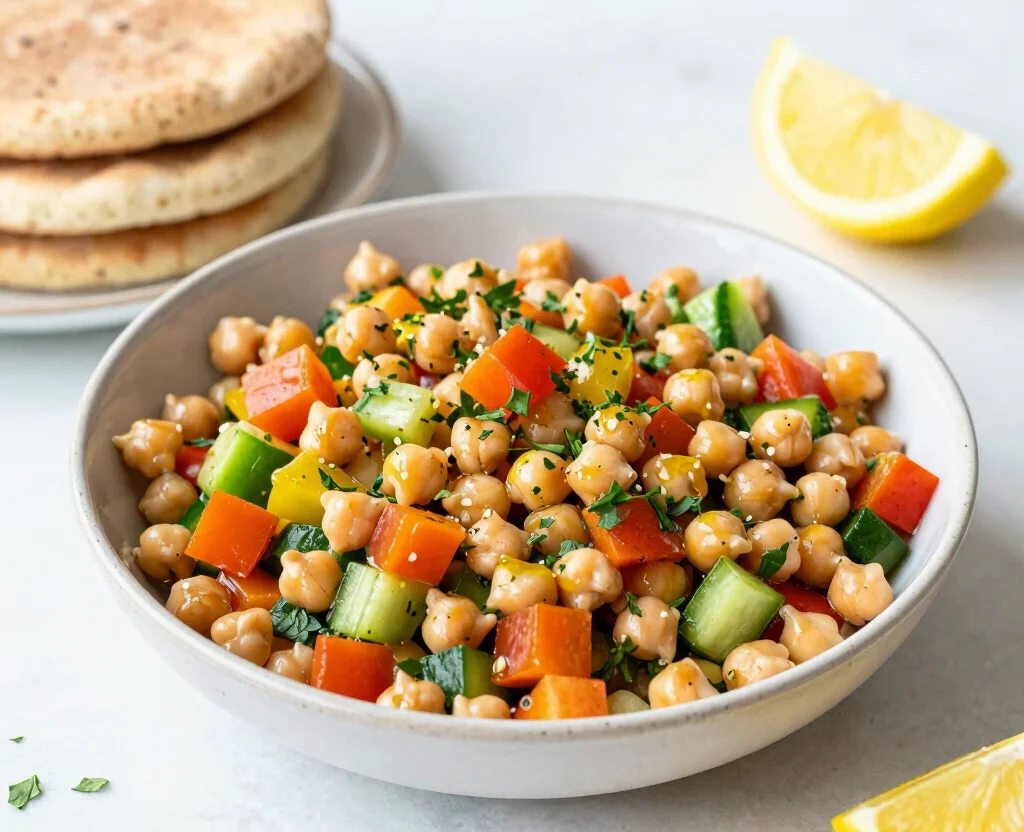 15 Vegetarian Instant Pot Recipes – Fast & Convenient - 10. Chickpea Salad 1