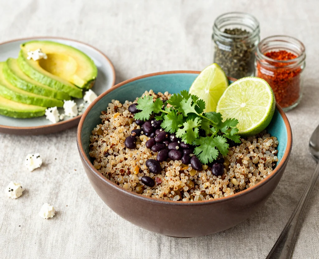 15 Vegetarian Instant Pot Recipes – Fast & Convenient - 3. Vegetarian Quinoa and Black Beans 1