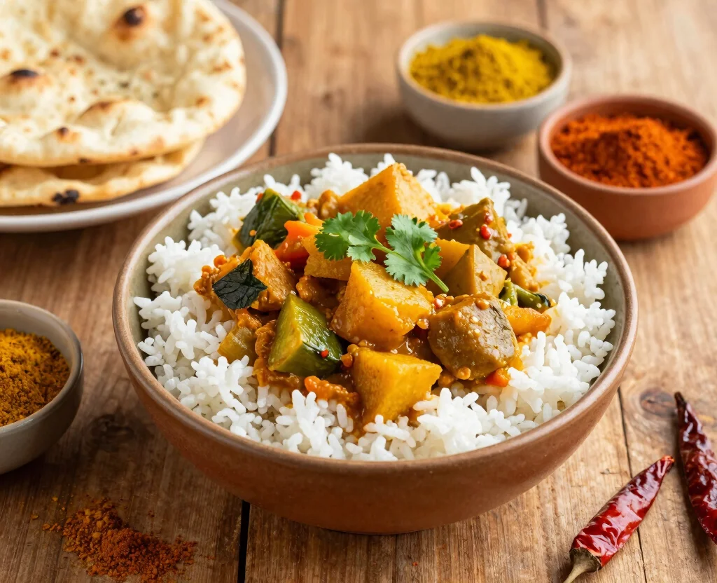 15 Vegetarian Instant Pot Recipes – Fast & Convenient - 5. Vegetable Curry 1