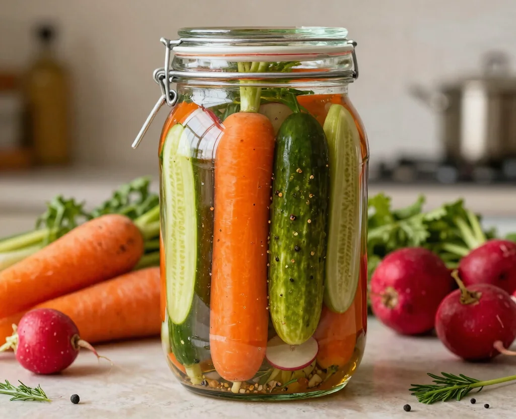 15 Vitamin B12 Foods Vegetarian – Essential Nutrients - 15. Pickled Vegetables 1