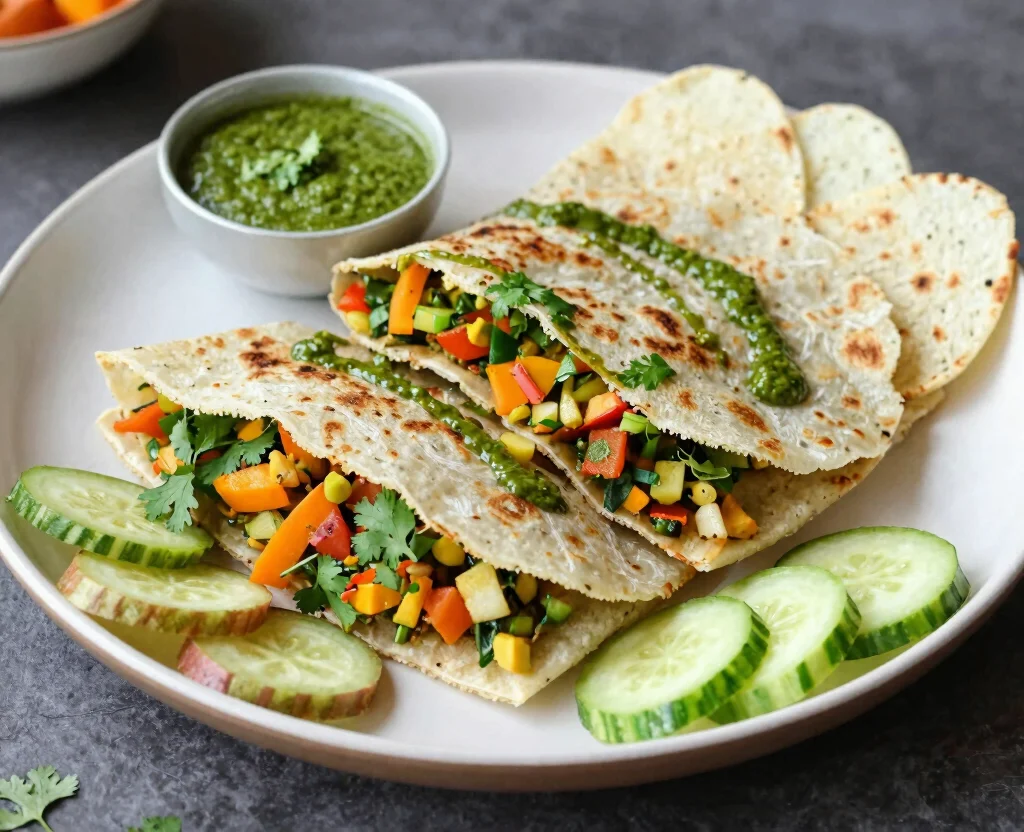 16 Easy Sandwich Recipes Vegetarian Indian – Quick & Flavorful - 12. Methi Thepla Sandwich 1