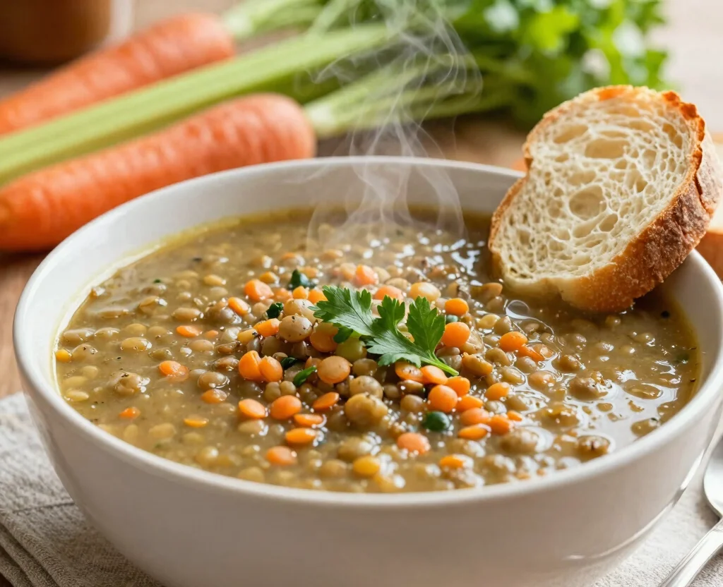 16 High Protein Low Carb Vegetarian Recipes – Lean & Filling - 8. Lentil Soup 1