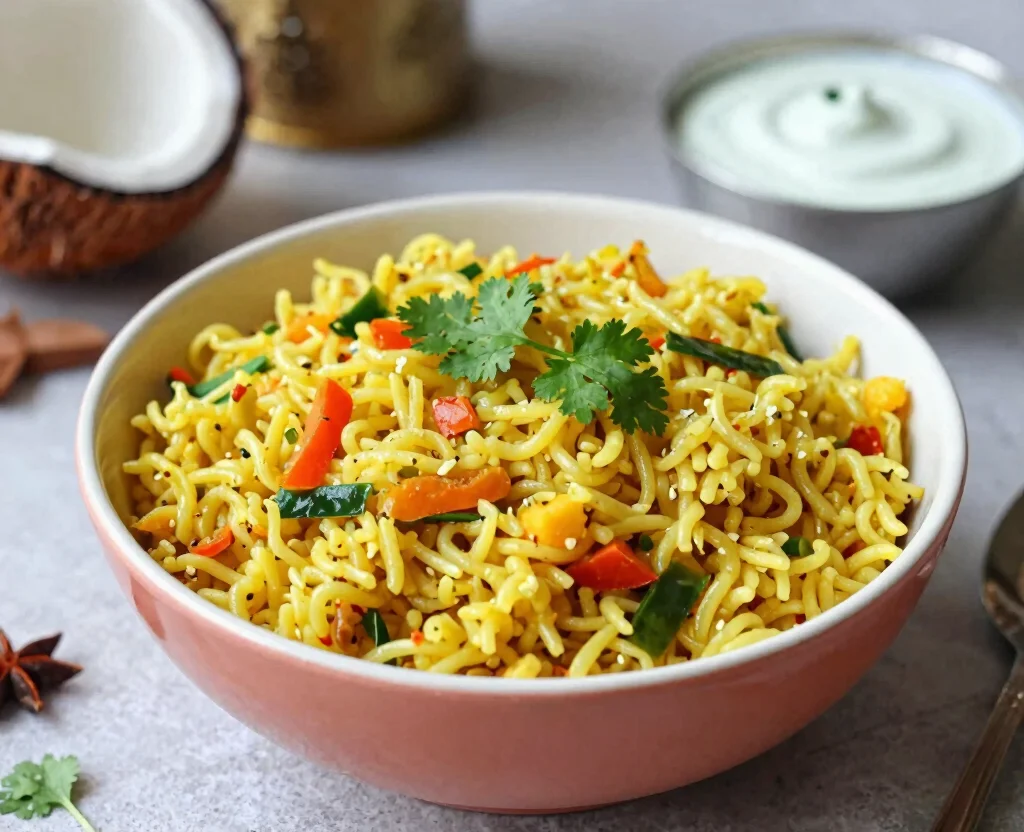 16 Indian Cooking Recipes Vegetarian – From Basics to Advanced - 14. Upma (Savory Semolina Dish) 1