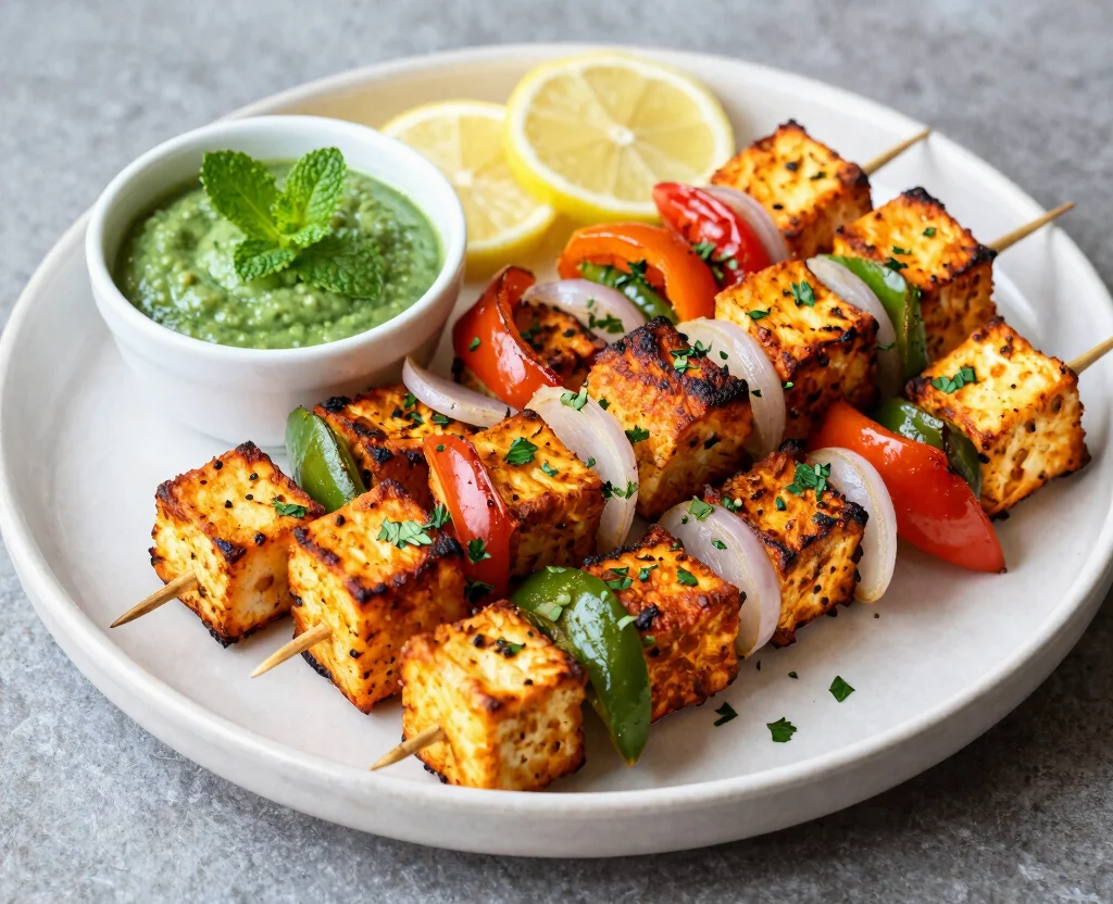 16 Indian Food Recipes Vegetarian Dinners – Hearty & Flavorful - 11. Paneer Tikka 1