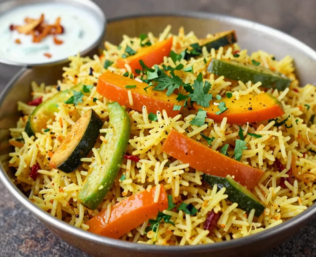 16 Indian Food Recipes Vegetarian Dinners – Hearty & Flavorful - 15. Vegetable Pulao 1