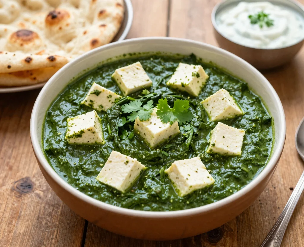 16 Indian Food Recipes Vegetarian Dinners – Hearty & Flavorful - 2. Palak Paneer 1