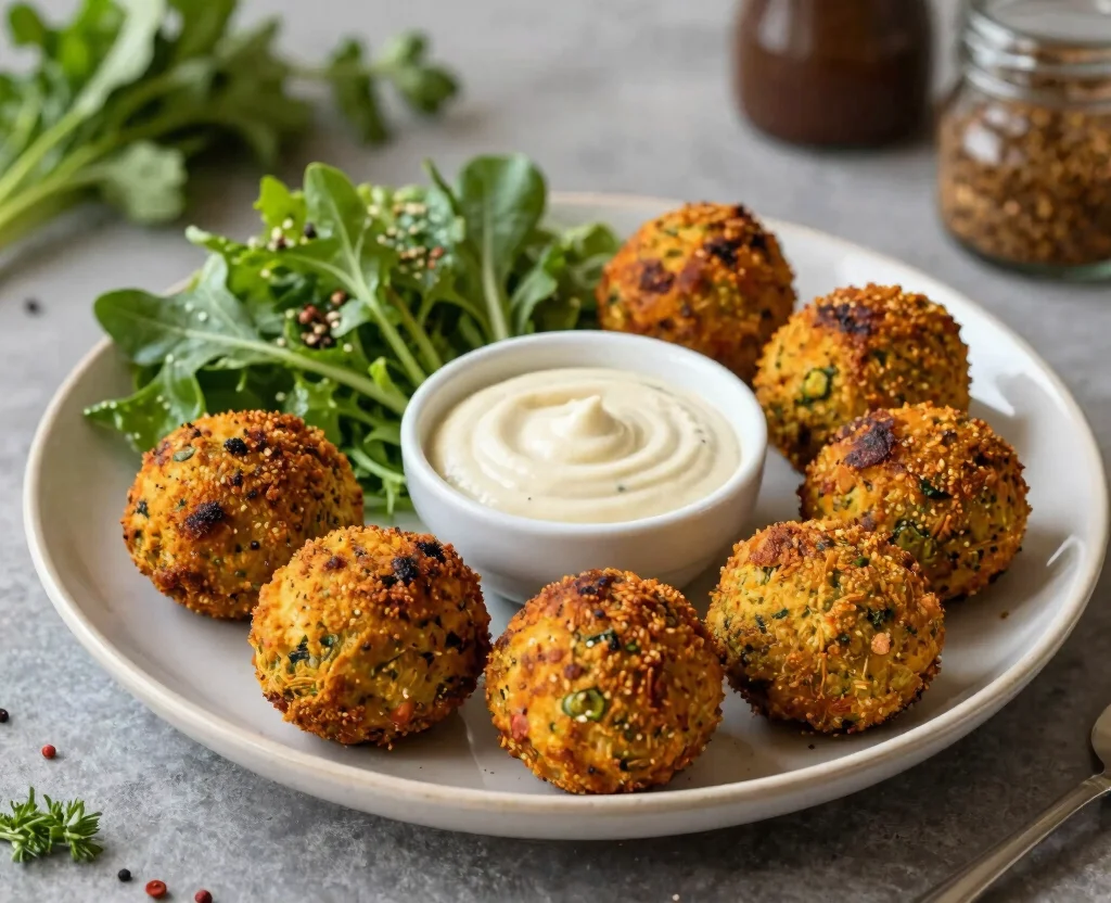 16 Low Calorie Vegetarian Recipes – Guilt-Free Eating - 12. Baked Falafel 1