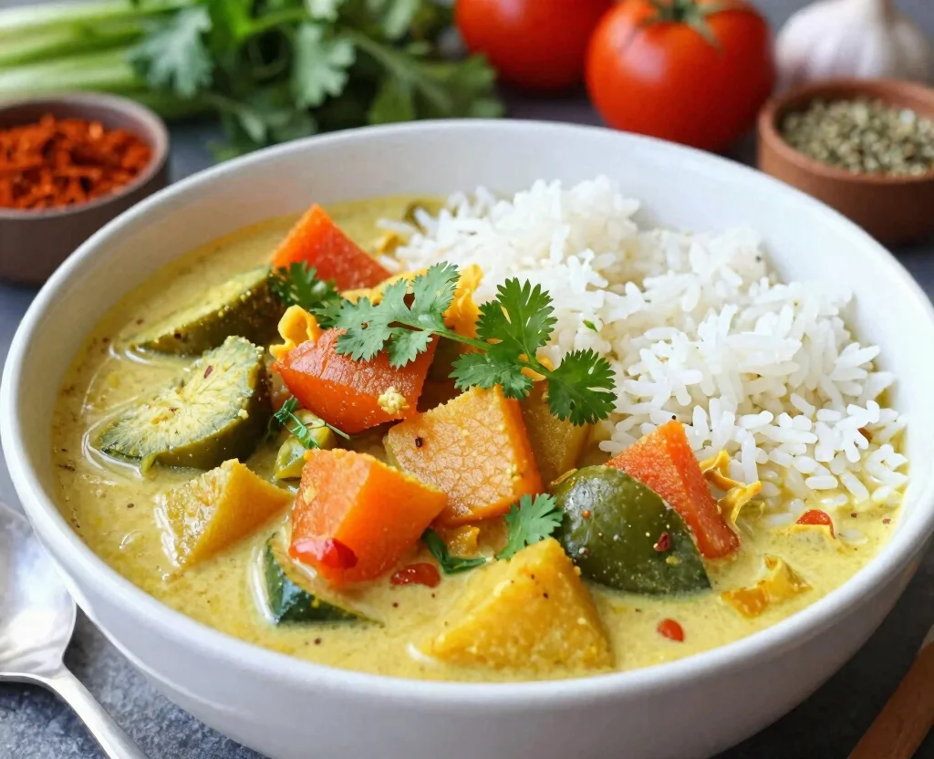16 Low Calorie Vegetarian Recipes – Guilt-Free Eating - 9. Vegetable Curry 1