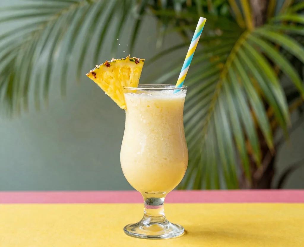 16 Quick and Easy Vegetarian Recipes – Ready in Minutes - 16. Pineapple Coconut Smoothie 1