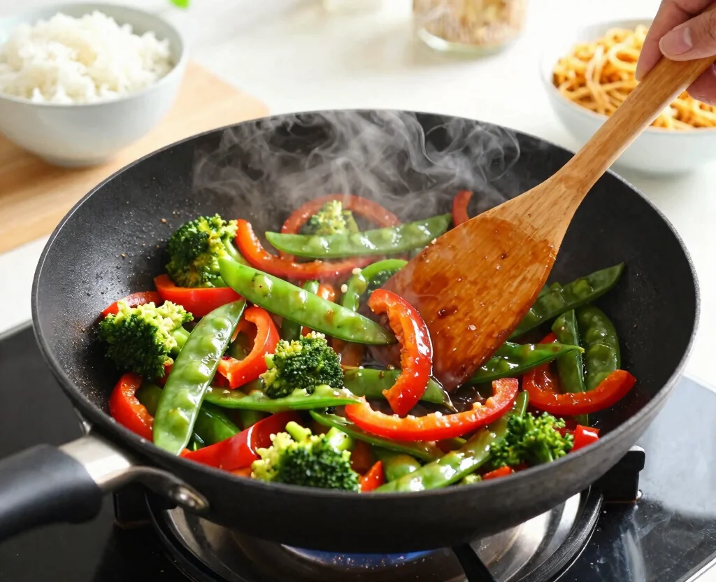 16 Quick and Easy Vegetarian Recipes – Ready in Minutes - 3. Quick Vegetable Stir-Fry 1