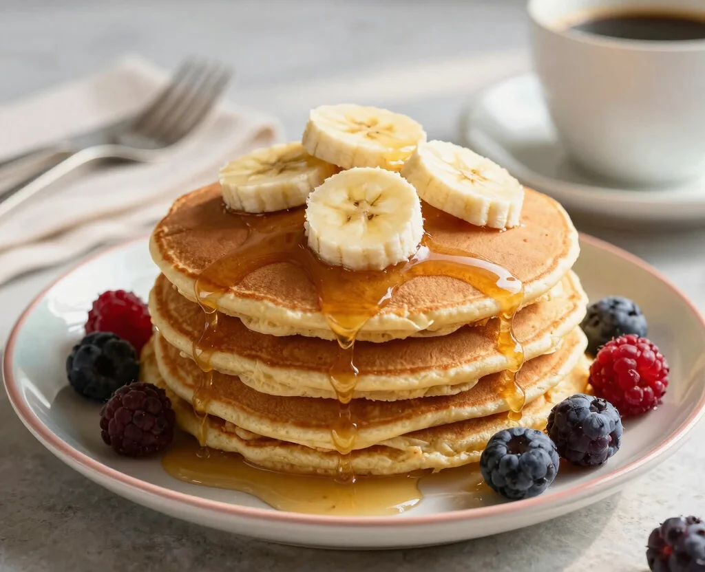 16 Quick and Easy Vegetarian Recipes – Ready in Minutes - 9. Banana Oatmeal Pancakes 1