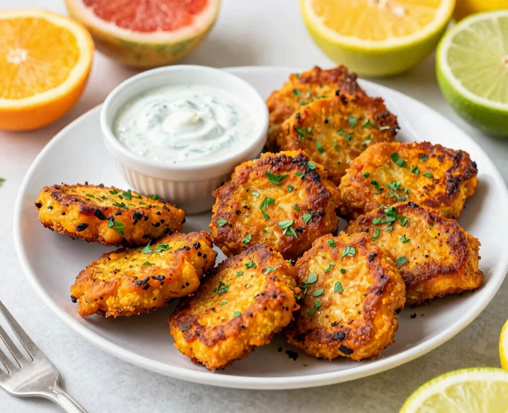 16 Starters Recipes Vegetarian – Perfect for Any Meal - 14. Caribbean Sweet Potato Fritters 1