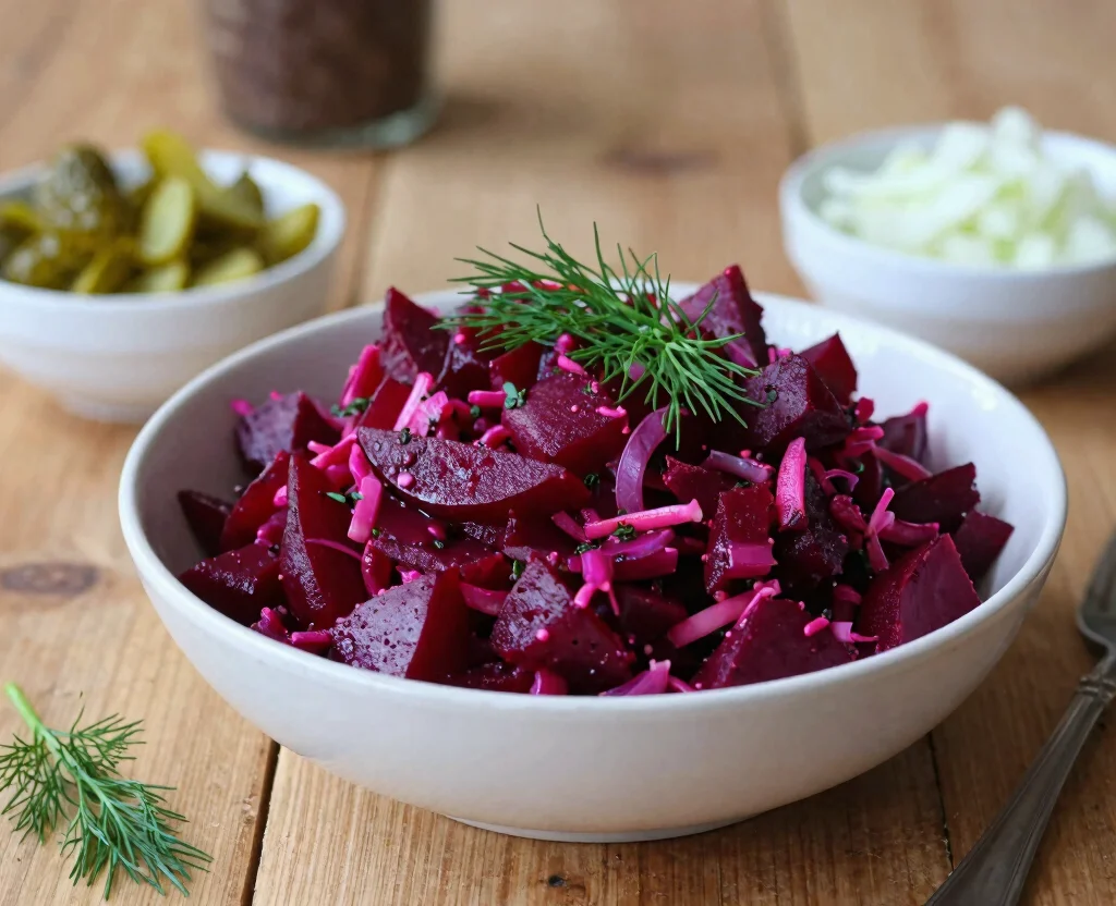16 Starters Recipes Vegetarian – Perfect for Any Meal - 16. Russian Beetroot Salad 1