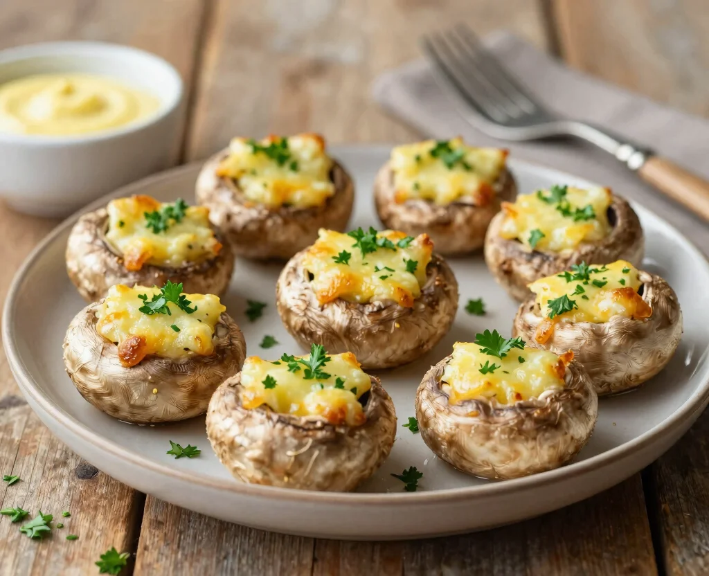 16 Starters Recipes Vegetarian – Perfect for Any Meal - 9. American Stuffed Mushrooms 1