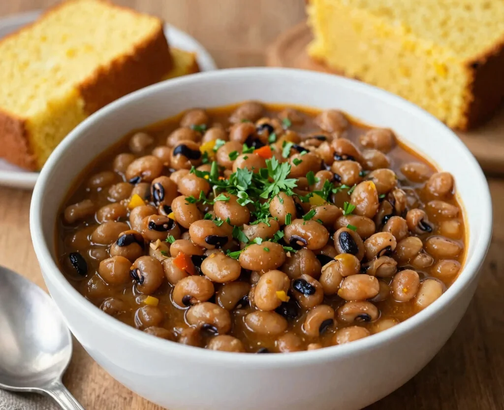 17 High Protein Vegetarian Slow Cooker Recipes – Set & Forget - 11. Black-Eyed Pea Stew 1