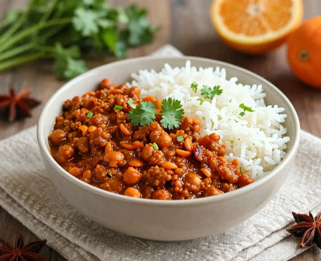 17 High Protein Vegetarian Slow Cooker Recipes – Set & Forget - 13. Spicy Red Lentil Daal 1