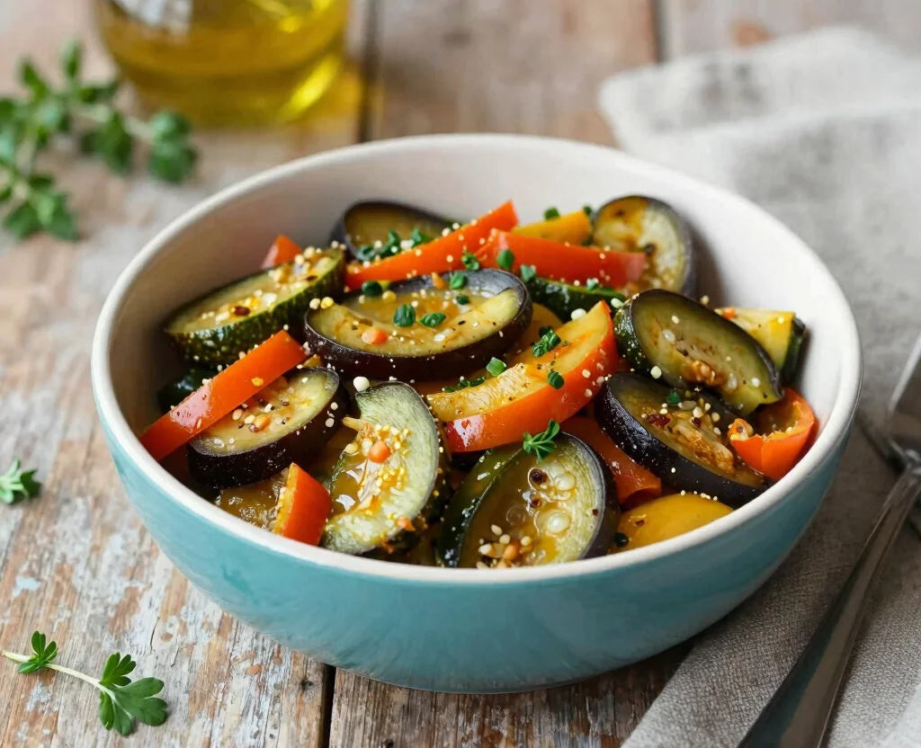 17 High Protein Vegetarian Slow Cooker Recipes – Set & Forget - 16. Ratatouille 1