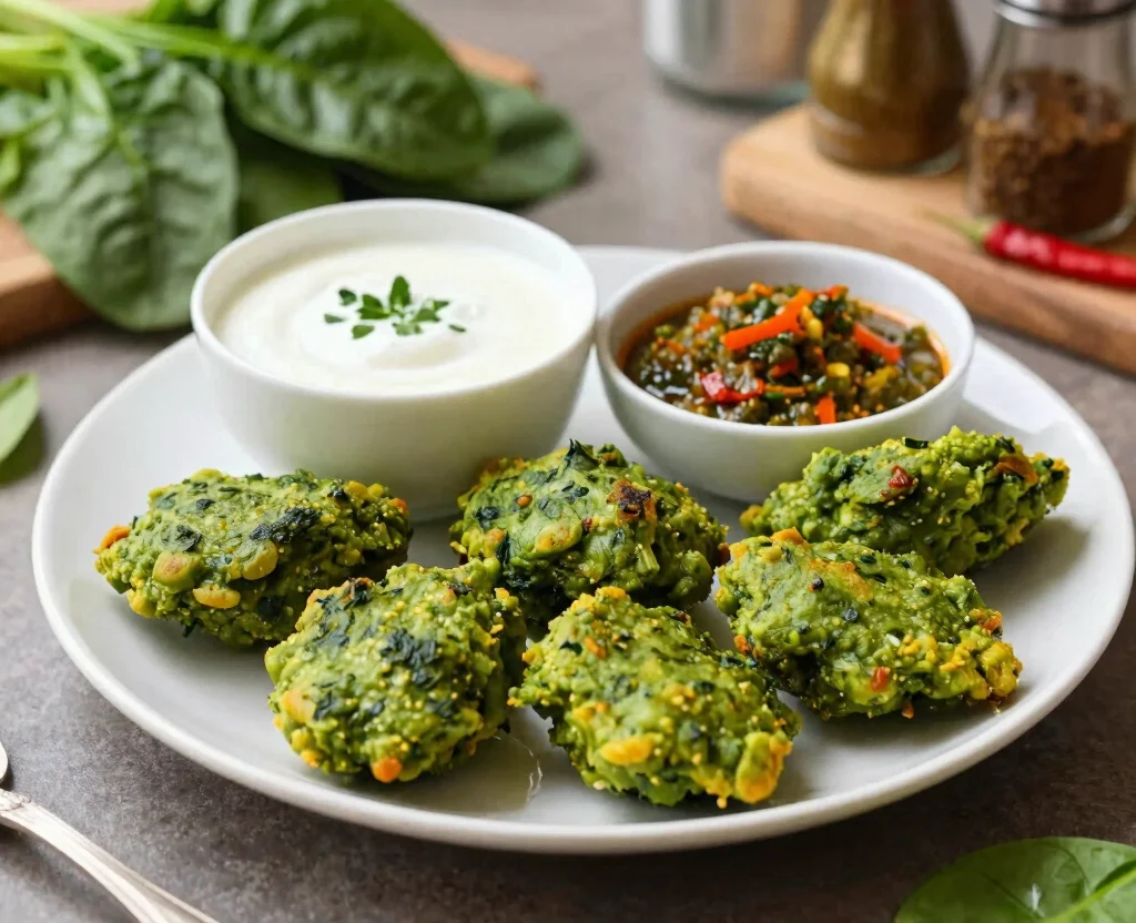 17 Indian Breakfast Recipes Vegetarian – Morning Delights - 10. Palak Puri – Spinach-Packed Fried Bread 1