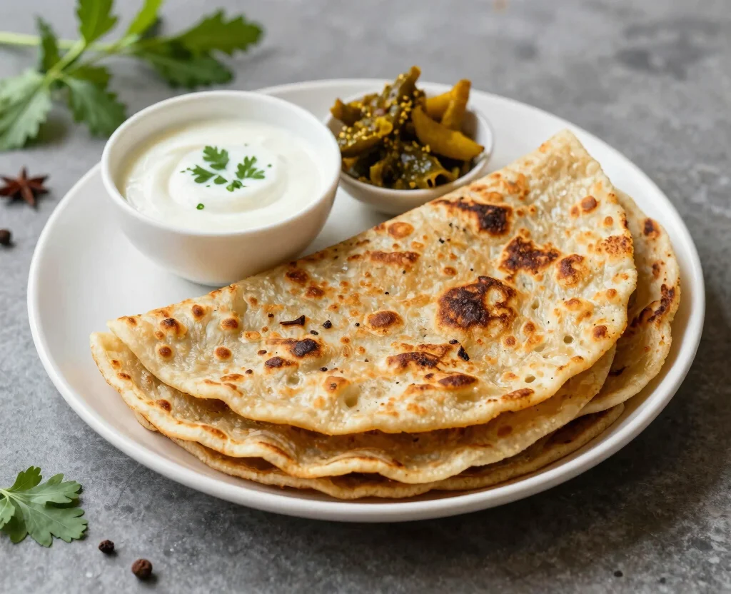 17 Indian Breakfast Recipes Vegetarian – Morning Delights - 11. Aloo Paratha – Stuffed Potato Flatbreads 1