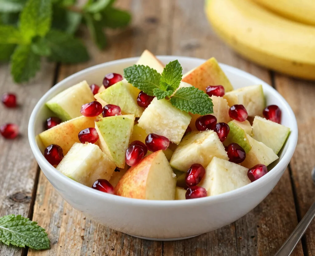 17 Indian Breakfast Recipes Vegetarian – Morning Delights - 15. Fruit Chaat – Refreshing Fruit Salad 1