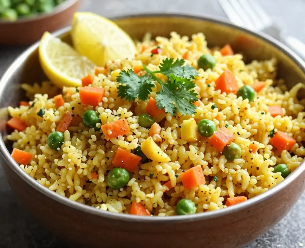 17 Indian Breakfast Recipes Vegetarian – Morning Delights - 3. Vegetable Upma – Savory Semolina Dish 1