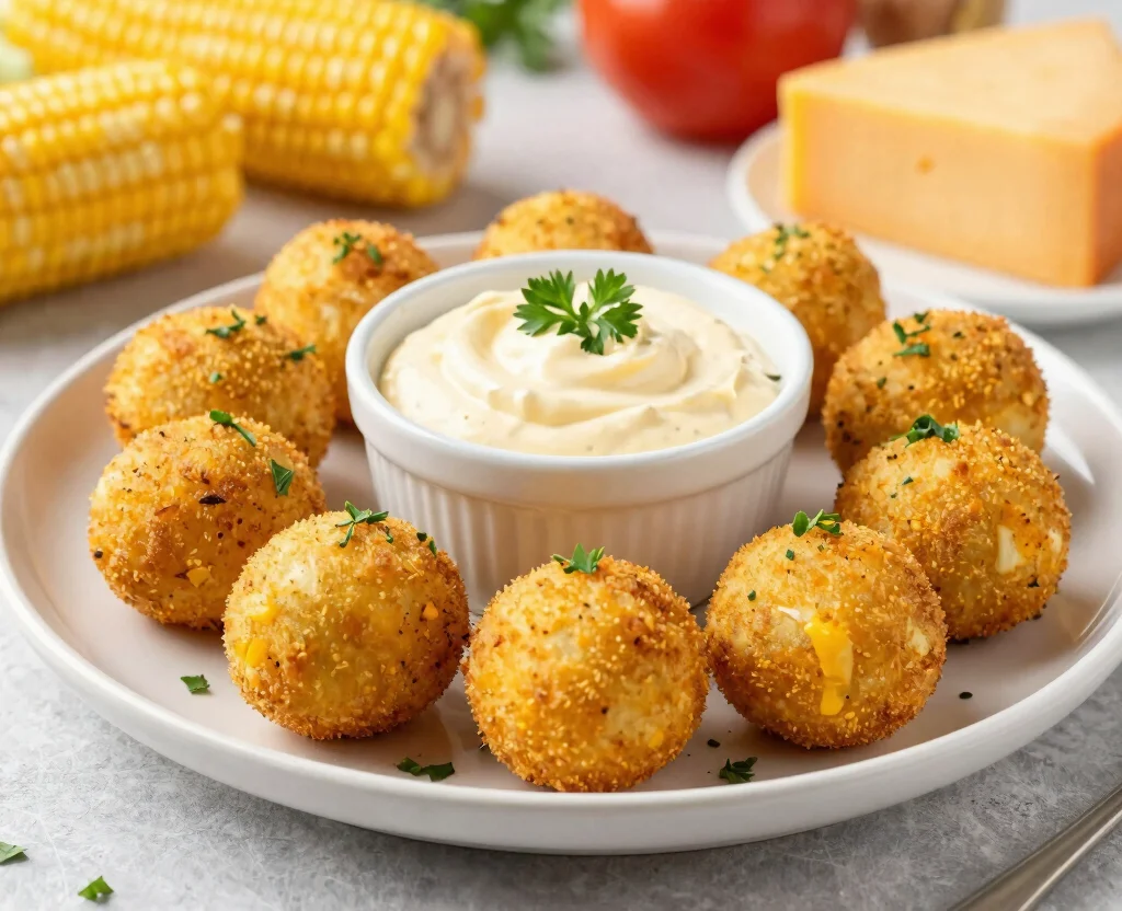 17 Indian Snack Recipes Vegetarian – Perfect for Any Occasion - 12. Corn and Cheese Balls 1