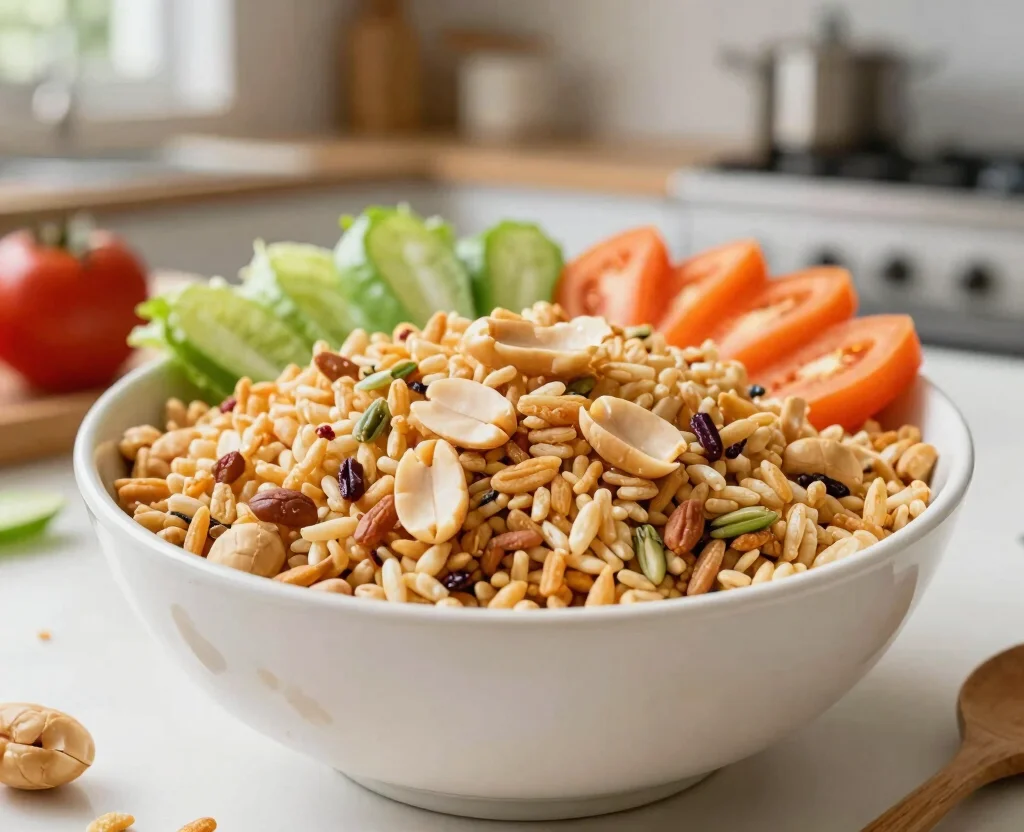 17 Indian Snack Recipes Vegetarian – Perfect for Any Occasion - 16. Puffed Rice Snack (Murmura) 1