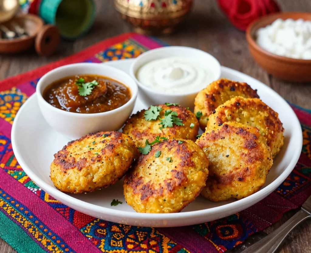 17 Must-Try Vegetarian Indian Dishes Recipes - 2. Aloo Tikki 1