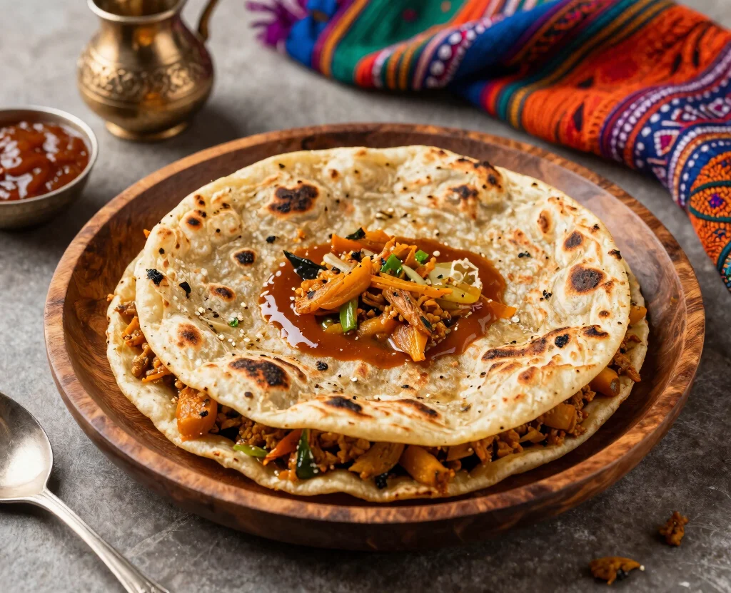 17 Must-Try Vegetarian Indian Dishes Recipes - 8. Baida Roti 1