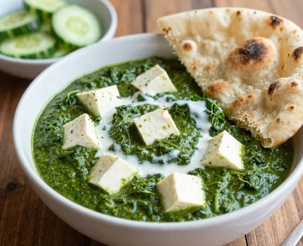 17 Recipes for Dinner Vegetarian Indian – Family Favorites - 3. Palak Paneer 1