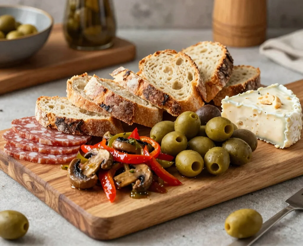 17 Vegetarian Charcuterie Board Ideas – Party Perfect - 6. Classic Italian Antipasto 1