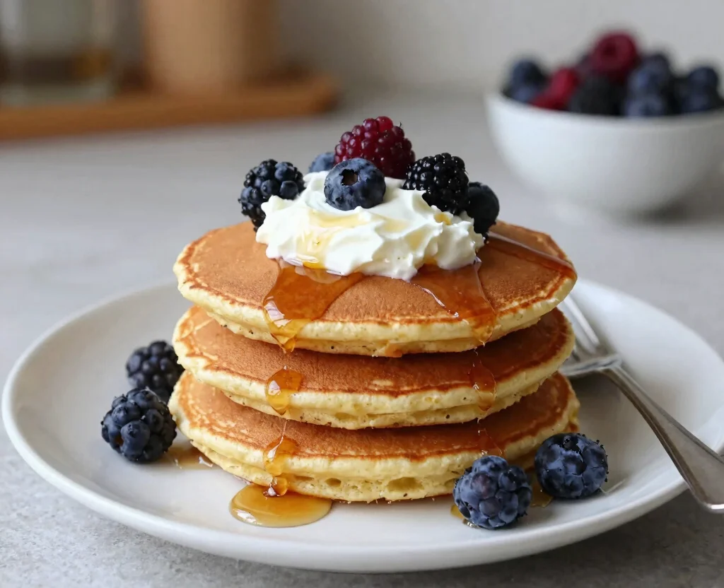 17 Vegetarian Recipes Healthy Low Carb High Protein Breakfast Ideas – Start Your Day Right - 5. Almond Flour Pancakes 1