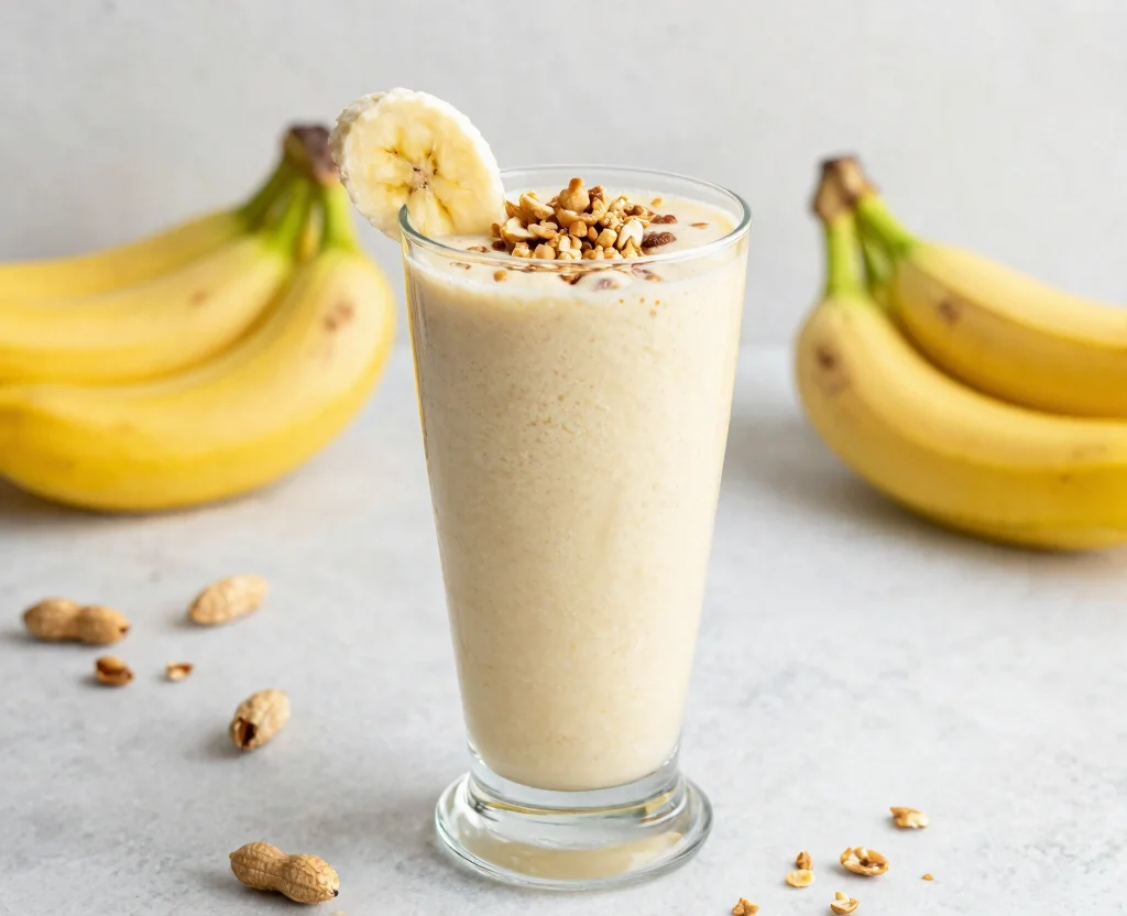 18 Cheap Vegetarian Meals – Budget-Friendly - 17. Peanut Butter & Banana Smoothie 1