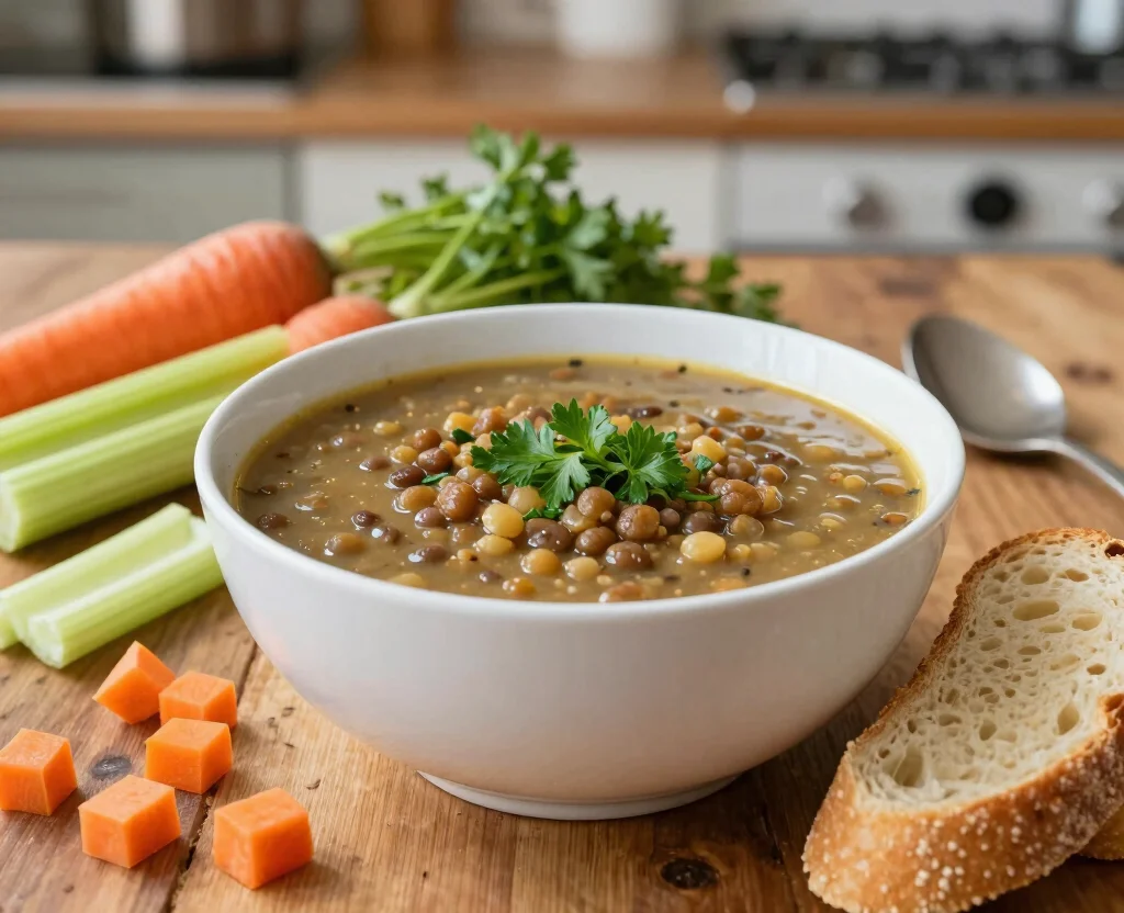 18 Cheap Vegetarian Meals – Budget-Friendly - 3. Hearty Lentil Soup 1