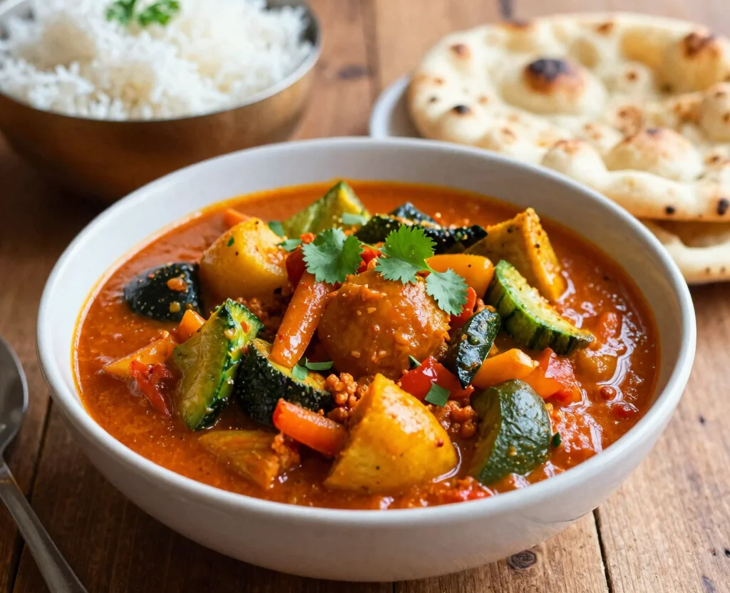 18 One Pot Indian Recipes Vegetarian – Simple & Flavorful - 11. Mixed Vegetable Curry 1