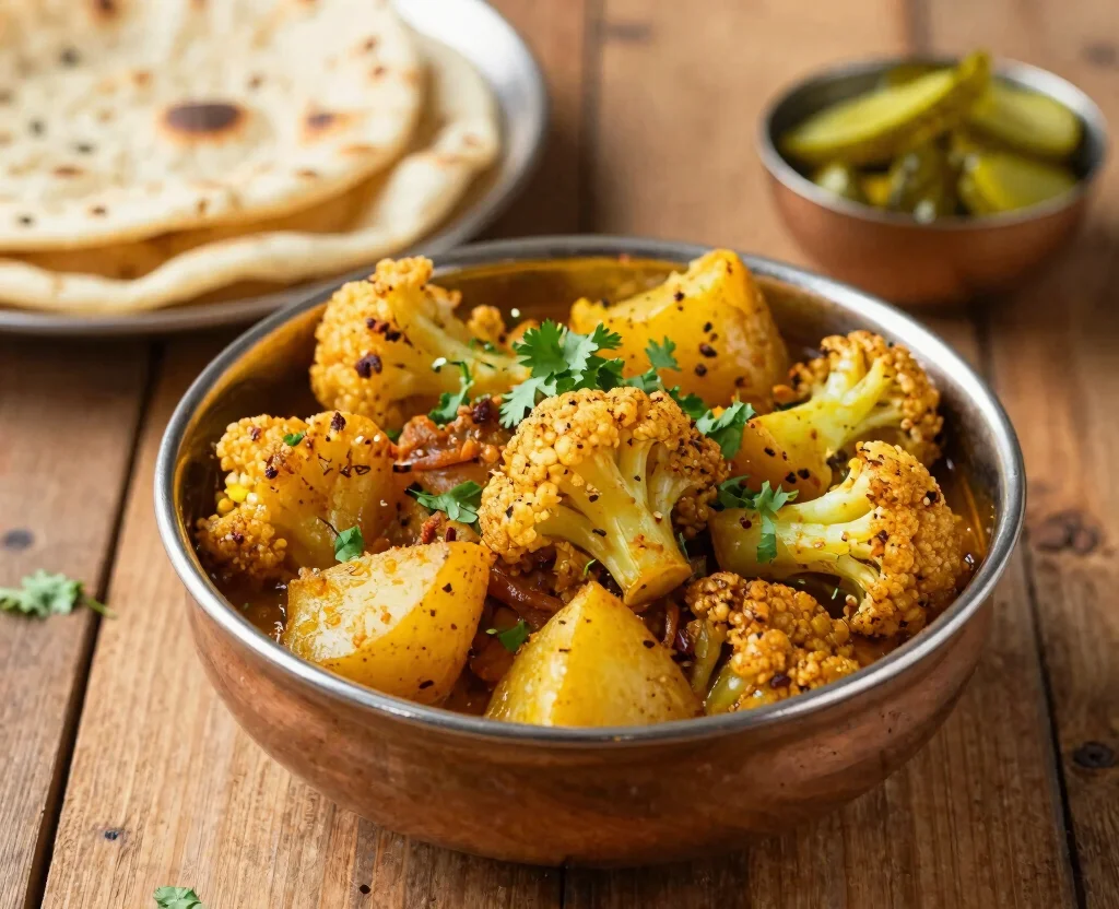 18 One Pot Indian Recipes Vegetarian – Simple & Flavorful - 9. Aloo Gobi 1