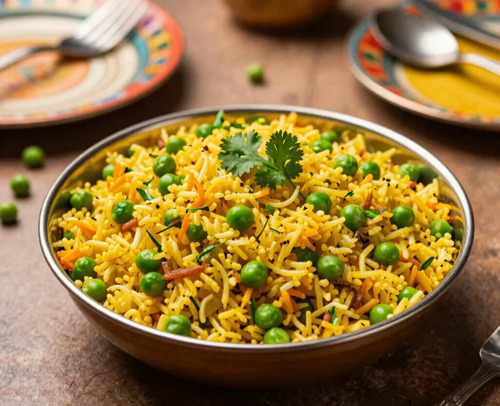 18 Quick and Easy Dinner Recipes Vegetarian Indian – Weeknight Friendly - 6. Green Pea Pulao 1